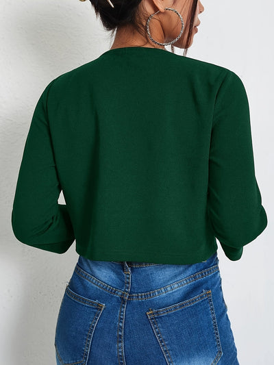 Krótka Marynarka Damska 3/4 Z Rękawem | Elegancja Na Wiosnę