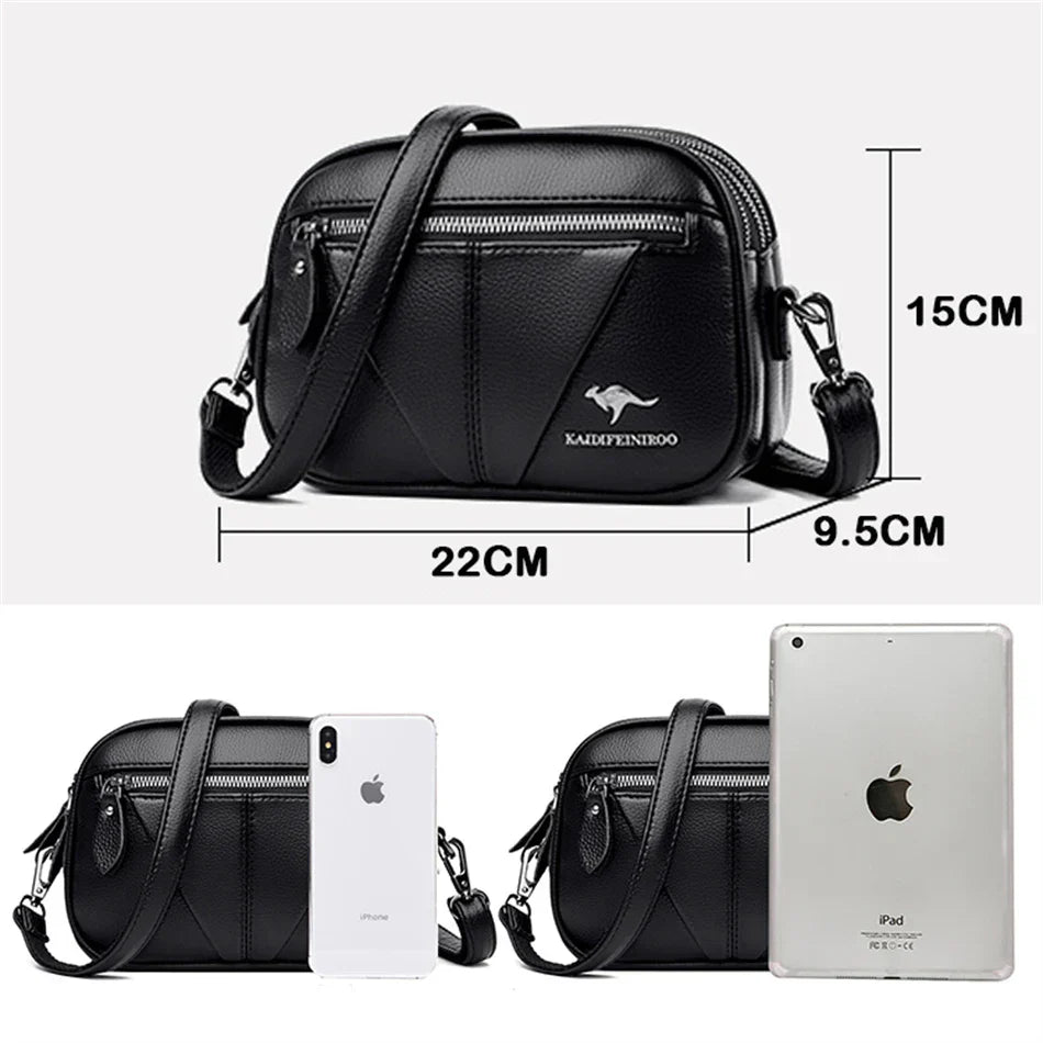 Kompaktowa torebka skórzana