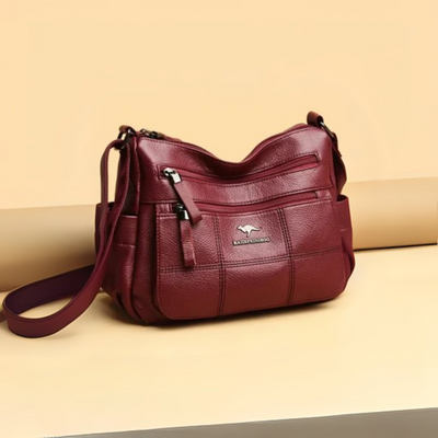 Torebka z gładkiej skóry