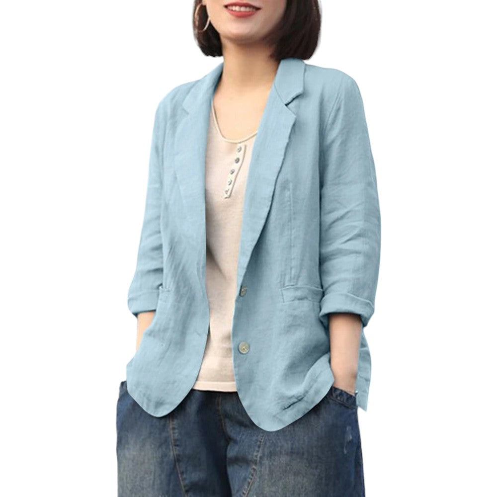 Casualowa Marynarka Damska Z Lekkiego Materiału | Komfort Na Co Dzień