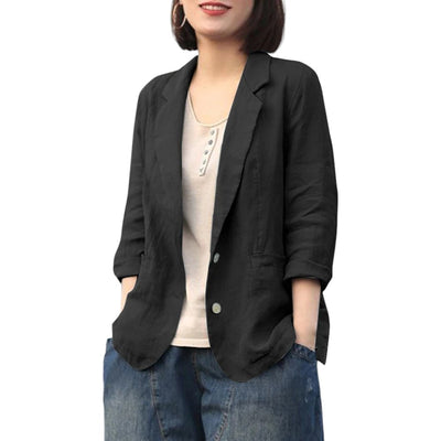 Casualowa Marynarka Damska Z Lekkiego Materiału | Komfort Na Co Dzień