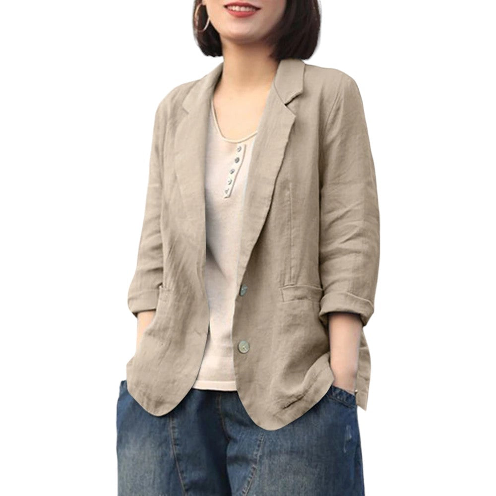 Casualowa Marynarka Damska Z Lekkiego Materiału | Komfort Na Co Dzień