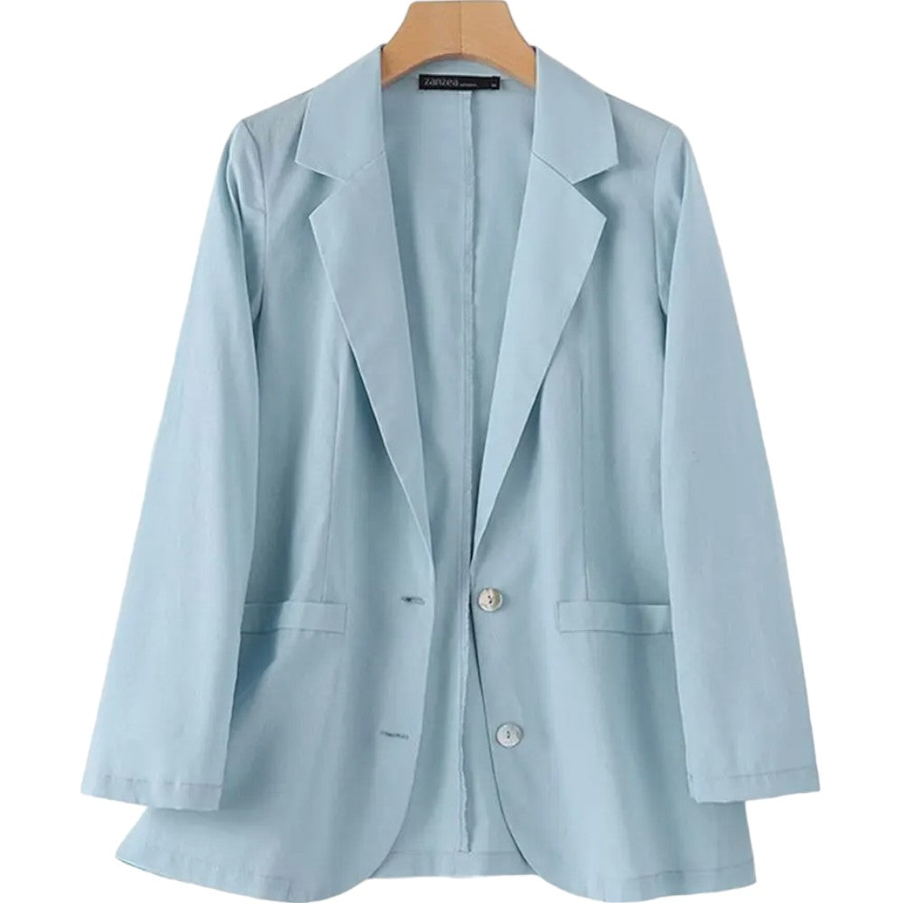 Casualowa Marynarka Damska Z Lekkiego Materiału | Komfort Na Co Dzień